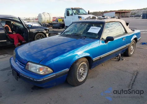 1989 Ford Mustang Lx from USA, damaged, VIN 1FABP44A6KF216200